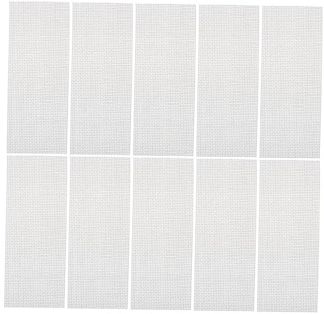MUELODSIC 10PCS Stainless Steel Moss Mesh for Aquarium Fish Tank Rust-resistant Aquatic Plant Carpet with Suitable Multi-functional Wire Net for Easy Attachment and Cleaning