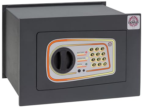 ARREGUI Logica10 DL/2 Cassaforte a Muro | Cassaforte da Incasso a Frontale Spesso di 10 mm | Cassetta di Sicurezza con Codice | Catenacci Anti Taglio | Sistema Anti Leva | 10 L | 23 x 35 x 20 cm