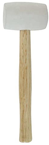 Dapetz ® White Rubber Mallet - 24Oz (680G) Camping Building Marqee Tent Pegs Mallet DIY