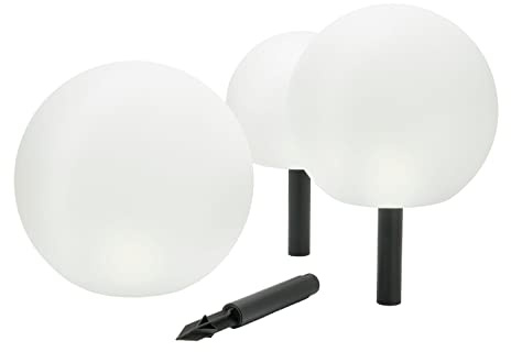 Lampada solare (Moderno) colore Bianco, lampadina inclusa) di Lindby | lampada decorativa