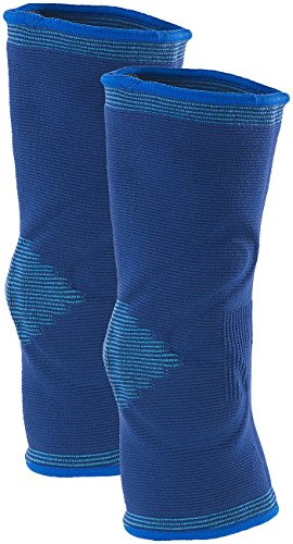 Speeron Bandagen für Füße: Knöchelbandage mit Gel-Kissen, Unisex, Größe S - M, 2er-Set (Fußgelenk-Bandage, Sportbandage für Füße)