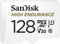SanDisk 128GB High Endurance microSDXC card for IP & dash cams + SD adapter up to 10,000 Hours Full HD / 4K videos till 100 MB/s UHS-I Class 10 U3 V30