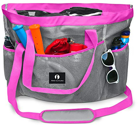 Red Suricata Ra-rso-lamebeba1 Netz-Strandtasche