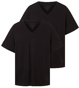 TOM Tailor 1048394 Camiseta Hombre (Pack de 2)