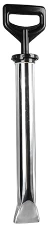 Mortar Grouting Gun, High Precision Stainless Steel Portable Tile Grouting Gun for Security Door (Flat Head)
