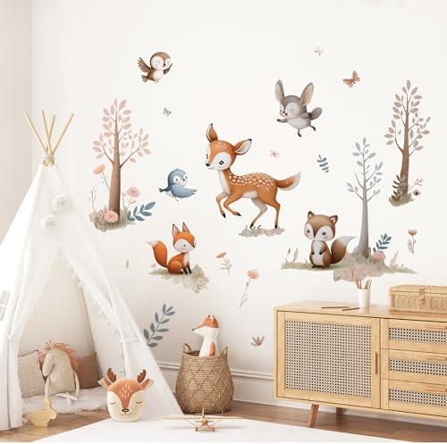 Little Deco Wandtattoo Waldtiere Fuchs REH DL5020 L