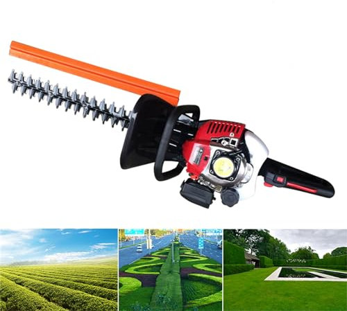 KEESUNG Cortasetos de gasolina de 22,5 cc, 2 tiempos, 1,25 CV, profesional, setos, setos, setos, cortasetos, cortasetos y arbustos