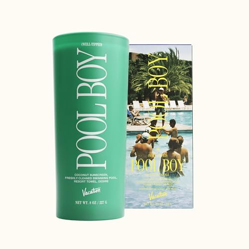 Vacation Pool Boy Scented Soy Candle, 8 Ounces