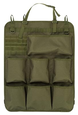 Organizer per sedile posteriore, design con 8 tasche, robusto tessuto Oxford 900D, a prova di calcio, facile da installare per SUV, camion, organizzazione di veicoli, viaggi in famiglia, viaggi su
