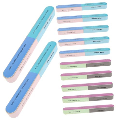 BIUDECO 20 Pièces Bloc Polissoir Ongles Faces Bloc Polissage Multifonction Pour Modelage Lissage Brillance Outils Manucure Portable Pour Salon Et Usage Domestique