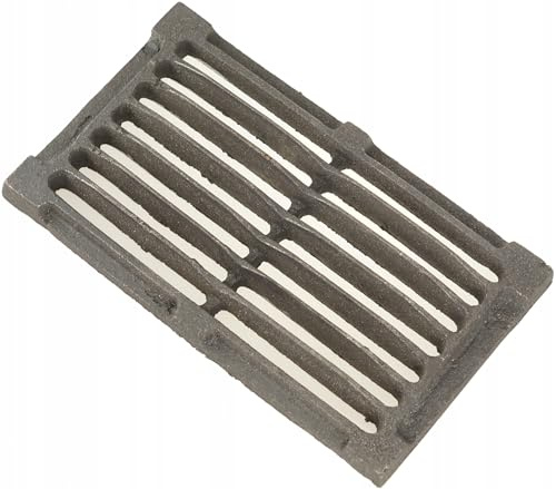 FEINZ Grille de Cheminée Fonte 265x150mm Résistante à la Chaleur | Insert compact, circulation d'air optimale, idéal poêle à bois, cuisinière