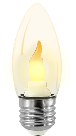 Xoguue Flicker Flame Light Bulb - E12 E14 Base LED Ambient Lighting - Flickering Light Bulbs Outdoor Decor - for Home Decor Indoor Outdoor Christmas Porch Patio Bedroom Living Room Office