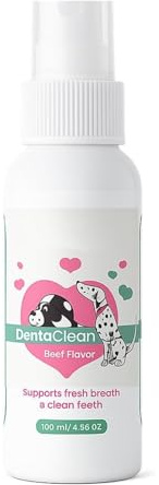 2026 Nouveau spray Dentaclean pour chiens et chats, désodorisant naturel, solution de soins bucco-dentaires sans brosse, spray dentaire à usage quotidien pour le contrôle de la plaque dentaire (1)
