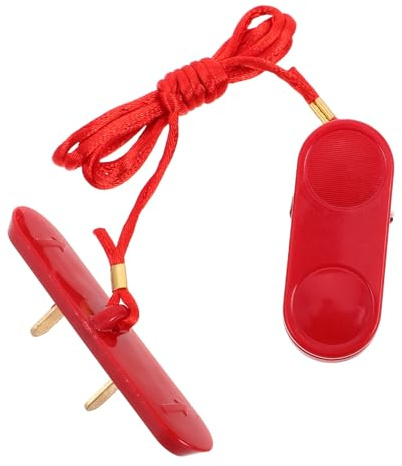 BESPORTBLE Interruptor de Parada de Emergencia y Llave de Repuesto para Cinta de Correr Diseño de Inserción Doble, Accesorio para Equipos de Fitness en Casa