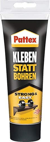 Pattex Montagekleber Kleben statt Bohren, starker Kraftkleber für sofortigen Halt, universell einsetzbarer Baukleber, Kleber mit hoher Endfestigkeit, 1 x 250g