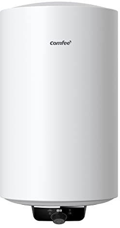 COMFEE D80-15EFG Elektrischer Durchlauferhitzer mit Wandmontage, 80 l – Oberspülen, kompakt, einfach zu installieren, Weiß