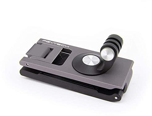 PGYTECH Rucksack Schultergurt Halter Clip für DJI OSMO Action 5 Pro/4/3/Pocket 3, Halterung für GoPro 13/12/11, für Insta360 Ace Pro 2, Action Kamera Gimbal Zubehör mit VerstellbarerSchulterpolsterung