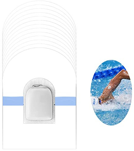 LiangMai 40 Stück Omnipod 5 Pflaster, wasserdicht & transparent Überpflaster für Omnipod, atmungsaktiv hautfreundlich und selbstklebendes Patch mit Loch, langlebig bis 10 Tage