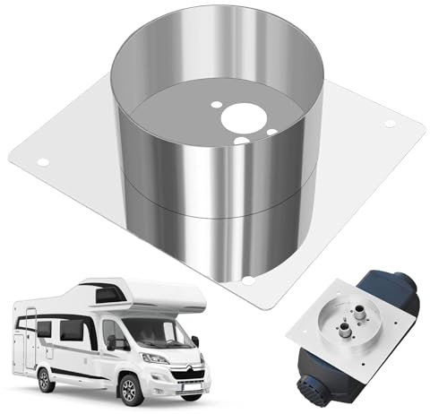 60 mm Dieselheizung-Revolverplatte, Edelstahl-Dieselheizung, Montageplatte, zum Parken, Standheizung, hochfeste, rostfreie Halterung, Turm, planar für Eberspacher und Webasto-Heizung