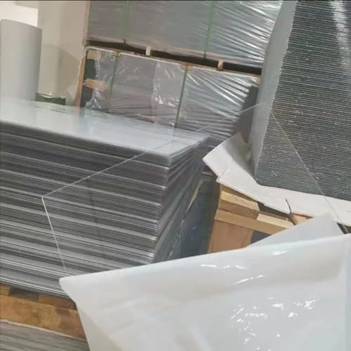 tow000ack Plaque Acrylique Transparente Feuille de Plastique 3 mm d'épaisseur Panneaux pour Remplacement du Verre du Cadre Photo,DIY Projets,Peintures,Décoration,Personnalisable (40cm x 60cm)