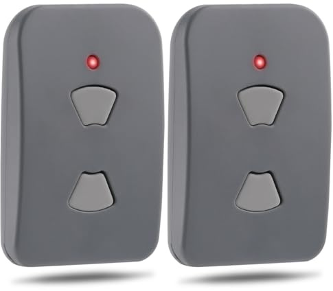 2 Stück für Marantec Digital 392: 433,92 MHz Garagenöffner-Handsender