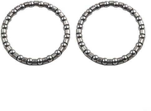 Set di 20 cuscinetti a sfera da 1,1/8, 20 sfere, set di 2 cuscinetti a sfera per bici, set di cuffie per bici, bici elasticizzate