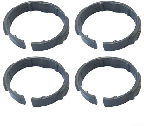 4Pcs Elbow Clamp, For Karcher Vacuum Cleaners, Replacement For NT20 30 WD1 WD2 WD3 WD4 Vacuum Cleaners 2.863-012.0(Grey)