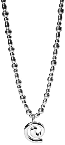Purelei Swirl Kette – Statement Halskette Damen – Edelstahl 14K vergoldet/Roségold/Silber – Spiralanhänger abnehmbar – 40–45 cm verstellbar – Symbol Lebensreise