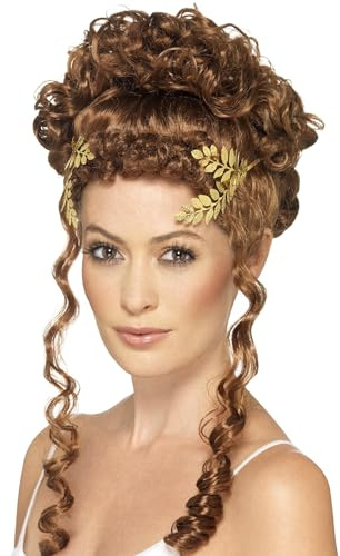 Smiffys Laurel Leaf Headpiece, Gold , Legends & Myths Fancy Dress, Adult Dress Up Accessories