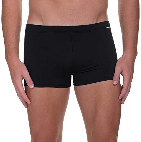 Bruno Banani Herren Short Wave Line 2.0 Badehose, Schwarz (Schwarz 007), Medium (Herstellergröße: M)