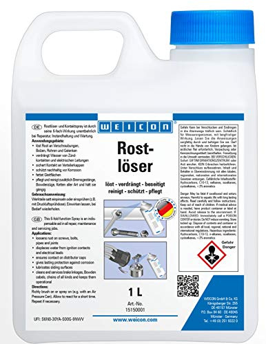 WEICON Rostlöser 1 L beige | pflegender Rostentferner für Metalloberflächen