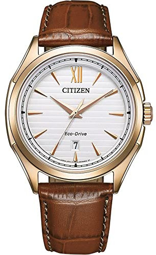 Citizen Orologio Analogico Uomo con Cinturino in Pelle AW1753-10A