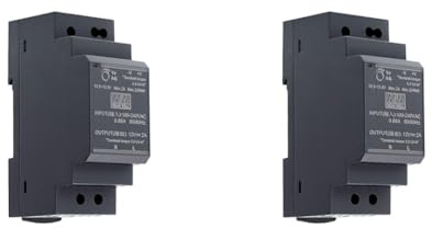 12 VDC | 2 A | 24 Watt | Mean Well HDR-30-12 Hutschienen-Netzteil DIN-Rail (Packung mit 2)
