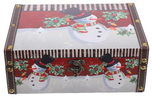 Alipis Holz Schmuck Box Weihnachten Lagerung Fall Vintage Schmuck Box Elegante Für Organisation