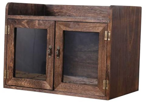 Cabilock 1pezzi Contenitore Legno Per Pane Vintage Scatola Decorativa Multifunzionale Per Cucina Organizzatore Di Cosmetici e Libri Design Retro Per Snack e Oggetti Domestici