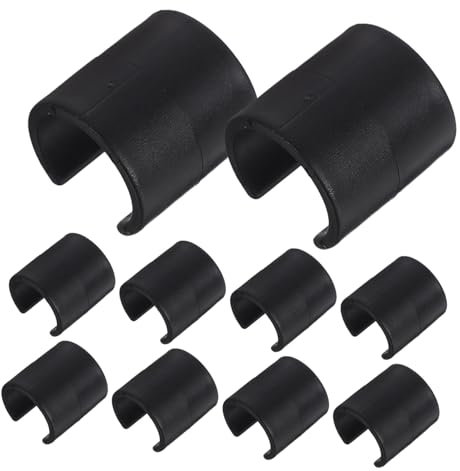 INOOMP 10pcs Soccer Training Pole Flag Clips Lawn Flag Stopper Garden Banner Clamps Soccer Agility Pole Clips Corner Buckles For Football Training Coaches And Players