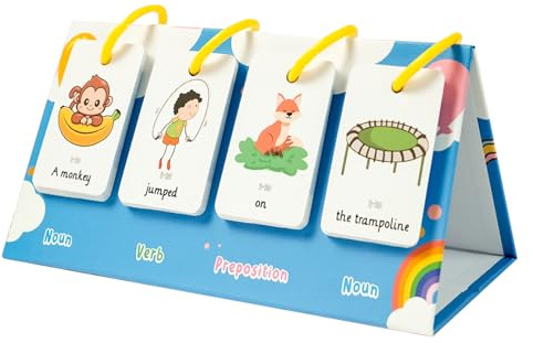 Carte Flash Educative - 78 Carte per Costruire Frasi | Strumenti di allenamento alla pronuncia in classe, Aiuti visivi per lo sviluppo cognitivo in asilo