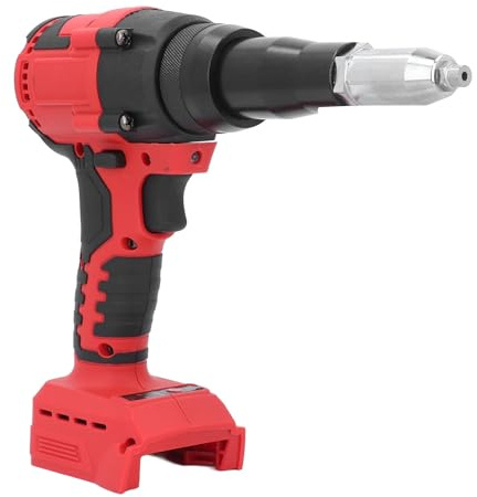 Walfront Pistola Remachadora sin Escobillas de 18 V LED Incorporada Herramienta de Remachado a Batería Pistola Remachadora Automática con Motor de Alta Torsión Compatible para 48-11-1820