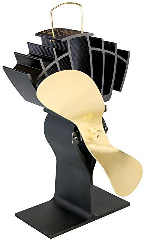 Ecofan UltrAir, klassischer Stil, wärmebetriebener Holzofenventilator, 212 m³/h, 810CABBX, 20,07 cm-Blatt, Goldfarben