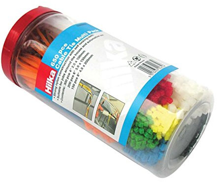 650 PCE Cable Tie Multi Pack