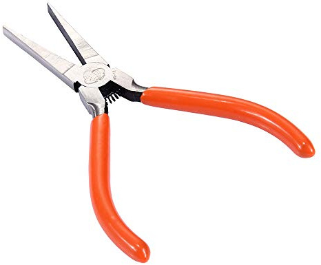 Professional Flat Nose Pliers Smooth Jaw for Jewelry Making(5-Inch)