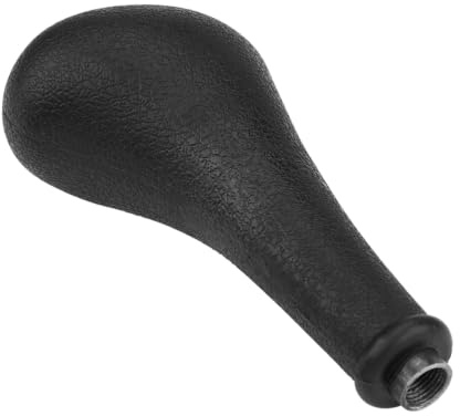 Schaltknäufe Gaiter Kit, KIMISS 4 Gang Auto-Schaltknauf + Gamaschenstiefelabdeckung Schwarz Schaltknaufmanschette für W123 W140 W202 (PU-Leder + Plastik)