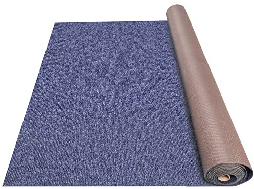 Happybuy 6 ft x 36 ft Deep Blue Marine Carpet for Boats Waterproof - 0.18 Thick Indoor Outdoor Rug Carpet Roll for Home Patio Porch Deck