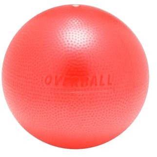 GYMNIC Softgym Over inflatable soft ball Ø 23 cm red for Pilates, yoga and gentle gymnastics, ideal for toning and relaxation exercises