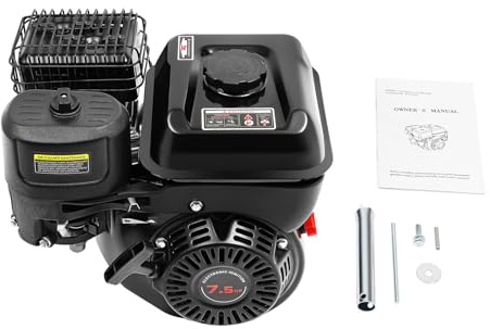 Moteur à essence 7,5 CV Moteur à essence 4 temps 5,1 kW / 3600 tr/min Moteur monocylindre OHV à arbre de kart refroidi par air