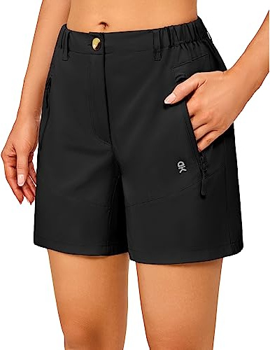 Little Donkey Andy Damen Leichte Schnelltrocknend Cargo Shorts Bermuda Stretch Kurze Hose für Wandern,Camping,Reisen,Golf
