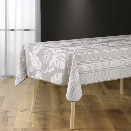 douceur d'intérieur, Nappe Rectangle (150 x 240 cm) Ambrine, Polyester Imprimé