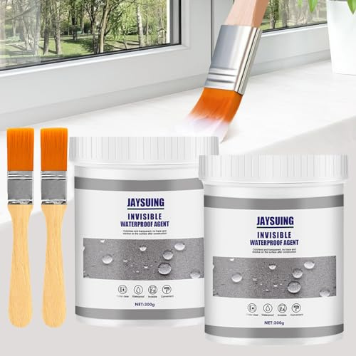 Impermeabilizante Transparente,Sellador Impermeable,Sellador Impermeable Transparente,Jaysuing Invisible Adecuado para Baño,Inodoro,Azulejos,Paredes,Tuberías