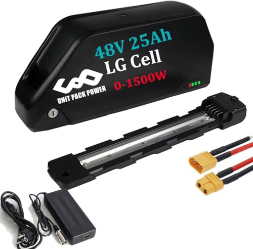 48V 25Ah Batterie de Velo - Batterie de vélo électrique pour kit de Conversion Ebike 1500W 1000W 750W - Batterie Ebike Litio -kit de Conversion ebike Batterie