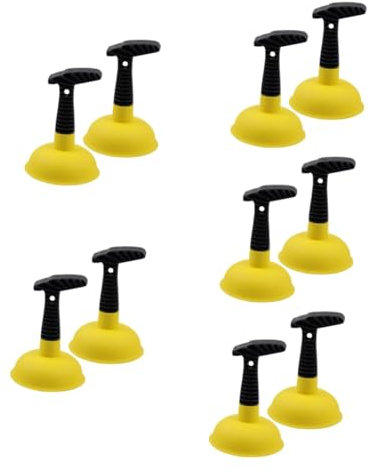 HOMSFOU 10piezas Desatascador De Drenaje De Mano Plunger Eficaz Para Baño y Cocina Herramienta De Limpieza Práctica y Duradera Para Tuberías y Fregaderos